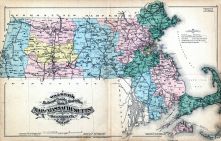 Massachusetts State Map, Fall River 1883